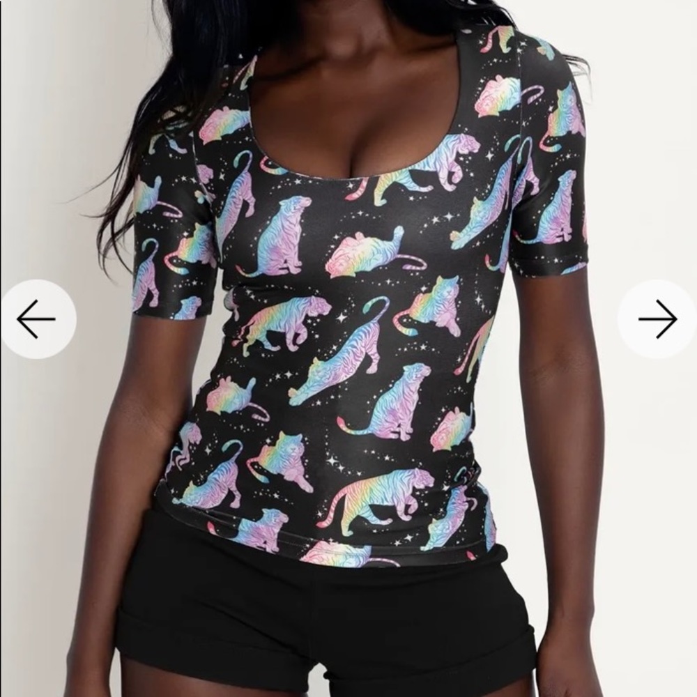 Rainbow Tiger Top Xs